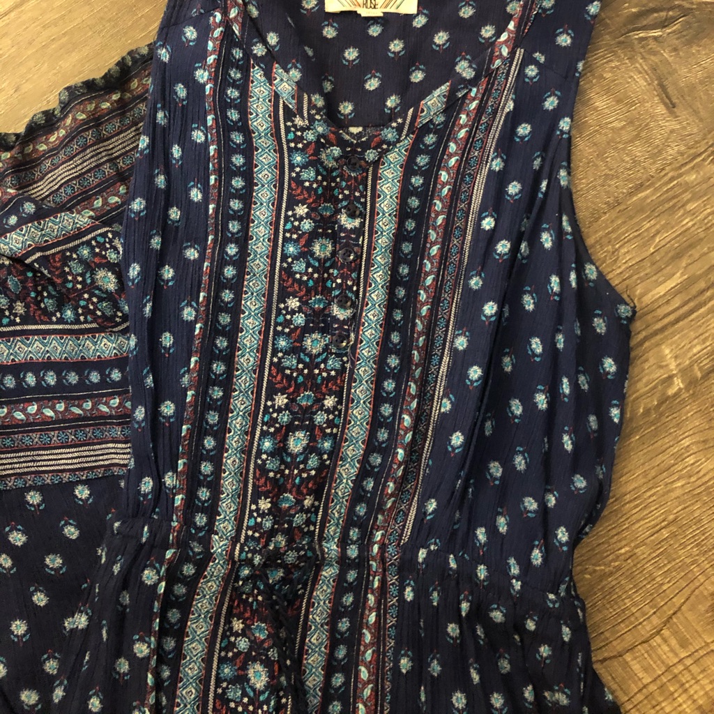 Patterned Maxi Drrss